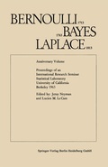 Cover: Bernoulli 1713, Bayes 1763, Laplace 1813 - Springer