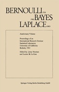 Cover: Bernoulli 1713, Bayes 1763, Laplace 1813 - Springer