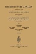 Cover: Mathematische Annalen - Springer