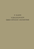 Cover: Vorlesungen &Uuml;ber H&ouml;here Geometrie - Springer