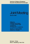 Cover: Joint Meeting Munich 1968 - Springer
