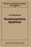 Cover: Kontinuierliche Spektren - Springer