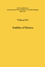 Cover: Stability of Motion - Springer