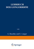 Cover: Lehrbuch der Gonorrh&ouml;e - Springer