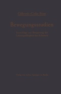 Cover: Bewegungsstudien - Springer