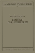 Cover: Biologie der Hemipteren - Springer