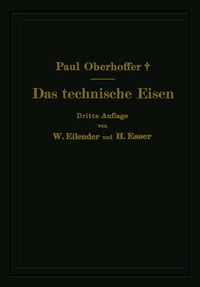 Abbildung von: Das technische Eisen - Springer