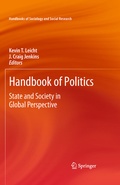 Cover: Handbook of Politics - Springer