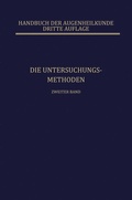 Cover: Die Untersuchungsmethoden - Springer