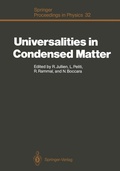 Cover: Universalities in Condensed Matter - Springer