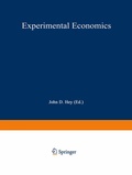 Cover: Experimental Economics - Physica