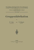 Cover: Gruppenfabrikation - Springer