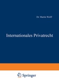 Cover: Internationales Privatrecht - Springer