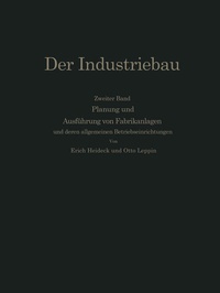 Abbildung von: Planung und Ausführung von Fabrikanlagen - Springer