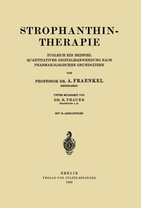 Abbildung von: Strophanthintherapie - Springer