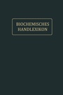 Cover: Biochemisches Handlexikon - Springer