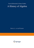 Cover: A History of Algebra - Springer