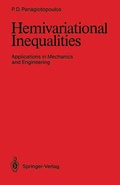 Cover: Hemivariational Inequalities - Springer