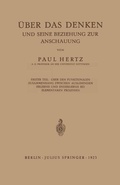 Cover: &Uuml;ber das Denken und Seine Beziehung zur Anschauung - Springer