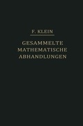 Cover: Gesammelte Mathematische Abhandlungen I - Springer