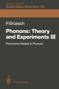 Cover: Phonons: Theory and Experiments III - Springer