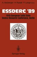 Cover: ESSDERC '89 - Springer