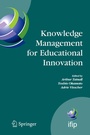 Cover: Knowledge Management for Educational Innovation - Springer