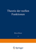 Cover: Theorie der reellen Funktionen - Springer