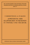 Cover: Anwendung der Elliptischen Funktionen in Physik und Technik - Springer