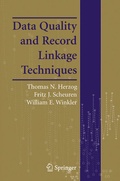 Cover: Data Quality and Record Linkage Techniques - Springer
