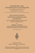 Cover: Die Konfluente Hypergeometrische Funktion - Springer