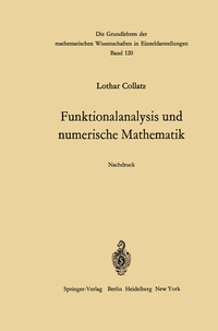 Enlarge image Cover: Funktionalanalysis und numerische Mathematik - Springer