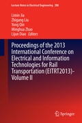 Cover: Proceedings of the 2013 International Conference on Electrical and Information Technologies for Rail Transportation (EITRT2013)-Volume II - Springer