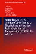 Cover: Proceedings of the 2013 International Conference on Electrical and Information Technologies for Rail Transportation (EITRT2013)-Volume I - Springer