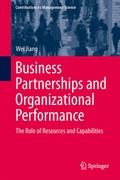 Cover: Business Partnerships and Organizational Performance - Springer