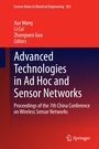 Cover: Advanced Technologies in Ad Hoc and Sensor Networks - Springer