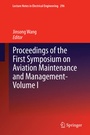 Cover: Proceedings of the First Symposium on Aviation Maintenance and Management-Volume I - Springer
