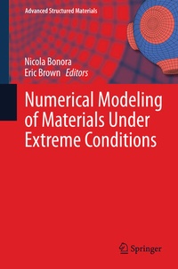 Enlarge image Cover: Numerical Modeling of Materials Under Extreme Conditions - Springer