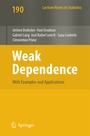 Cover: Weak Dependence: With Examples and Applications - Springer