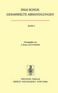 Abbildung von: Gesammelte Abhandlungen I - Springer