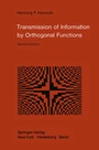 Cover: Transmission of Information by Orthogonal Functions - Springer