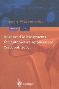 Enlarge image Cover: Advanced Microsystems for Automotive Applications Yearbook 2002 - Springer