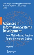 Cover: Advances in Information Systems Development - Springer