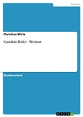 Cover: Candida H&ouml;fer - Weimar - GRIN Verlag