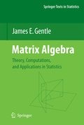 Cover: Matrix Algebra - Springer