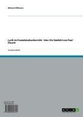 Cover: Lyrik Im Franzosischunterricht - Hier - GRIN Verlag