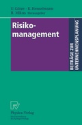 Cover: Risikomanagement - Physica