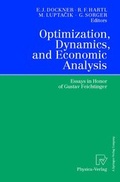 Cover: Optimization, Dynamics and Economic Analysis - Physica