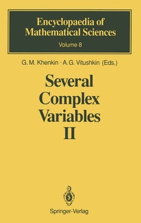 Abbildung von: Several Complex Variables II - Springer