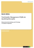 Cover: Total Quality Management (TQM) als Qualit&auml;tsphilosophie - GRIN Verlag